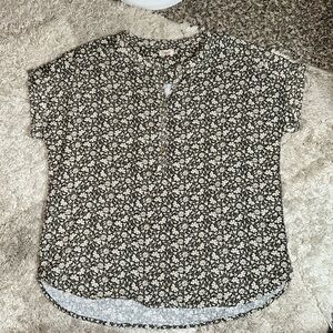 Faherty Dream Desmond Organic Cotton Top Sz M